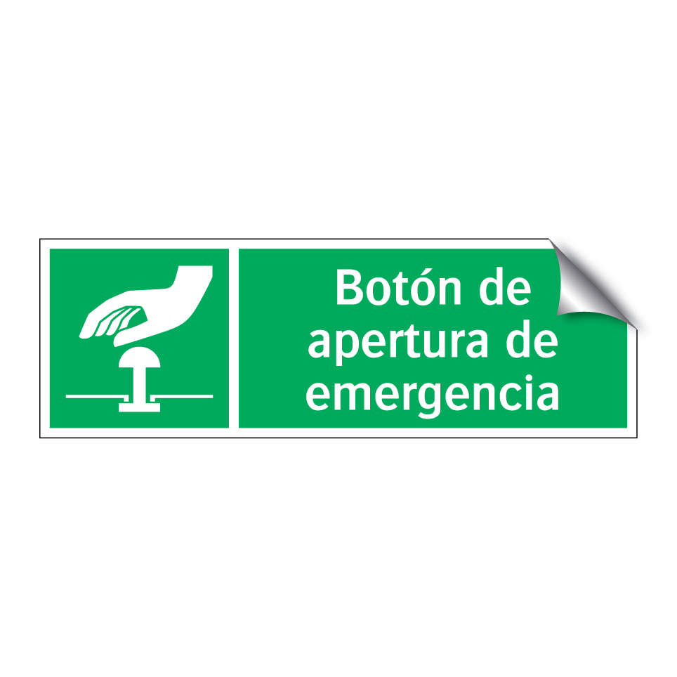 Botón de apertura de emergencia