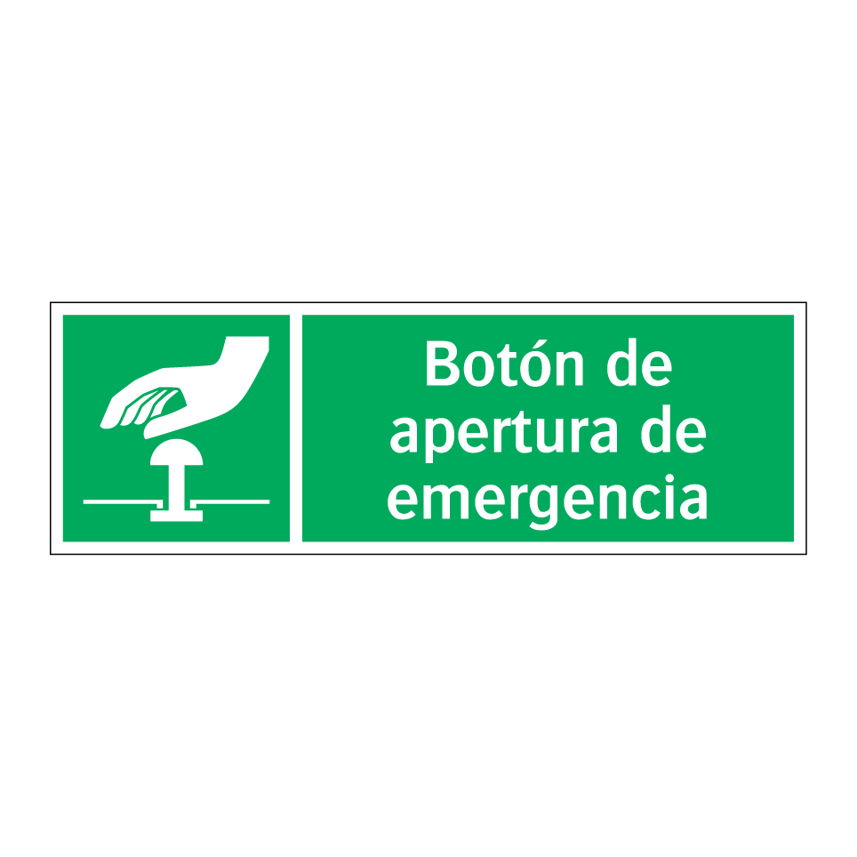 Botón de apertura de emergencia