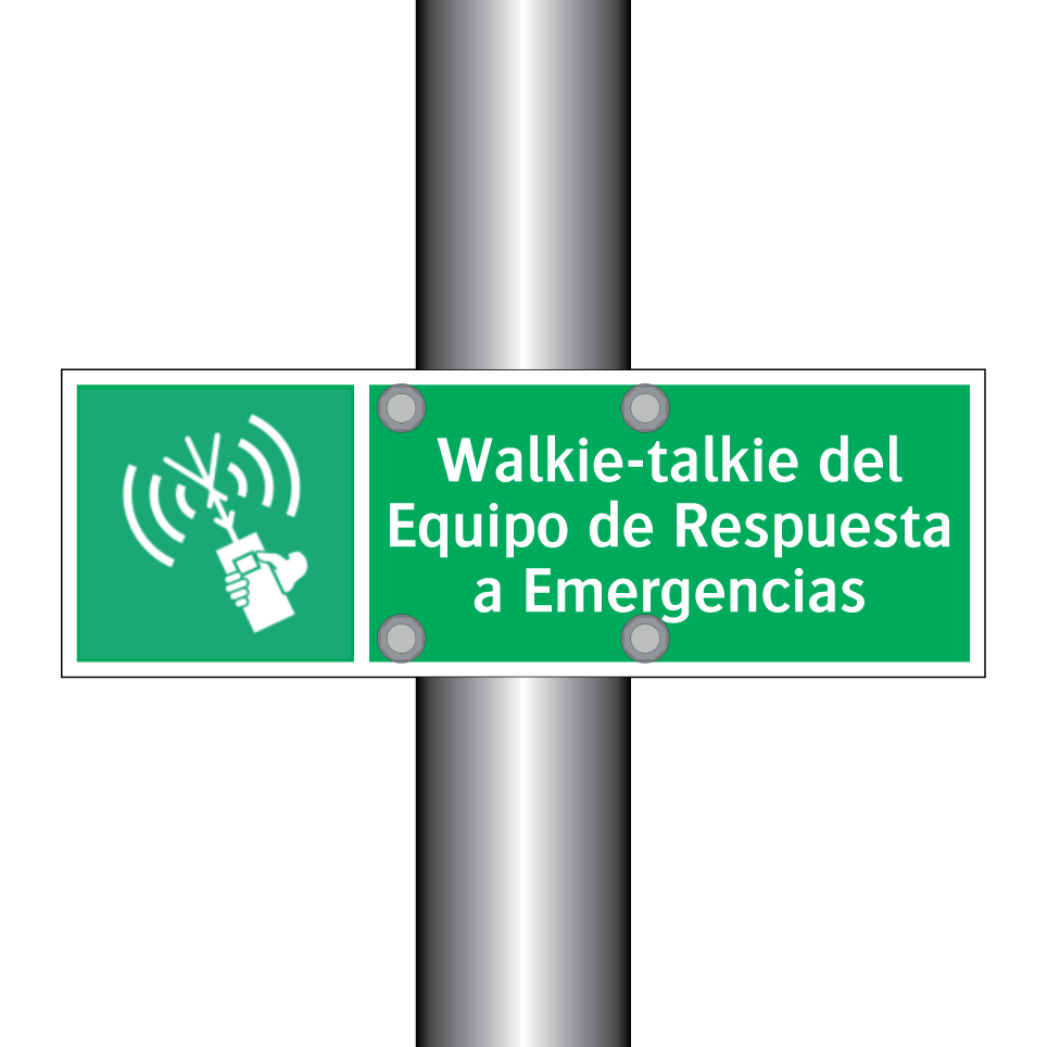 Walkie-talkie del Equipo de Respuesta a Emergencias
