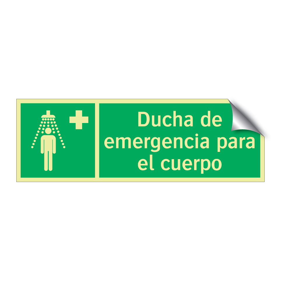 Ducha de emergencia para el cuerpo