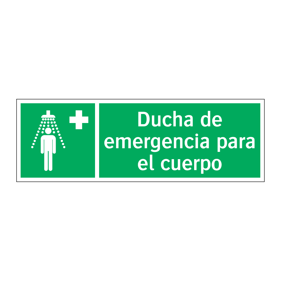 Ducha de emergencia para el cuerpo