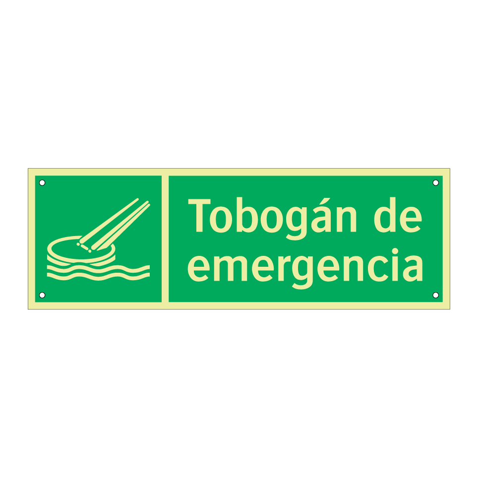 Tobogán de emergencia