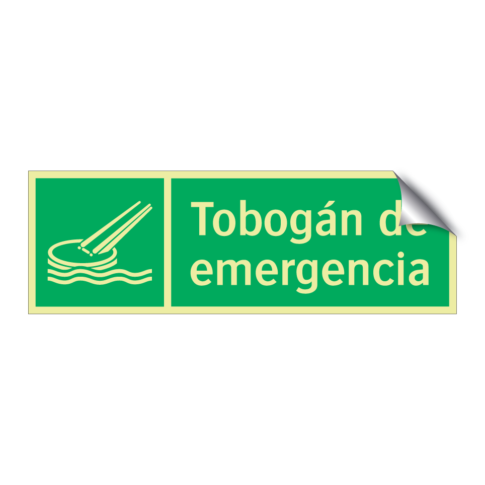 Tobogán de emergencia
