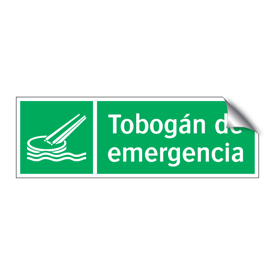 Tobogán de emergencia
