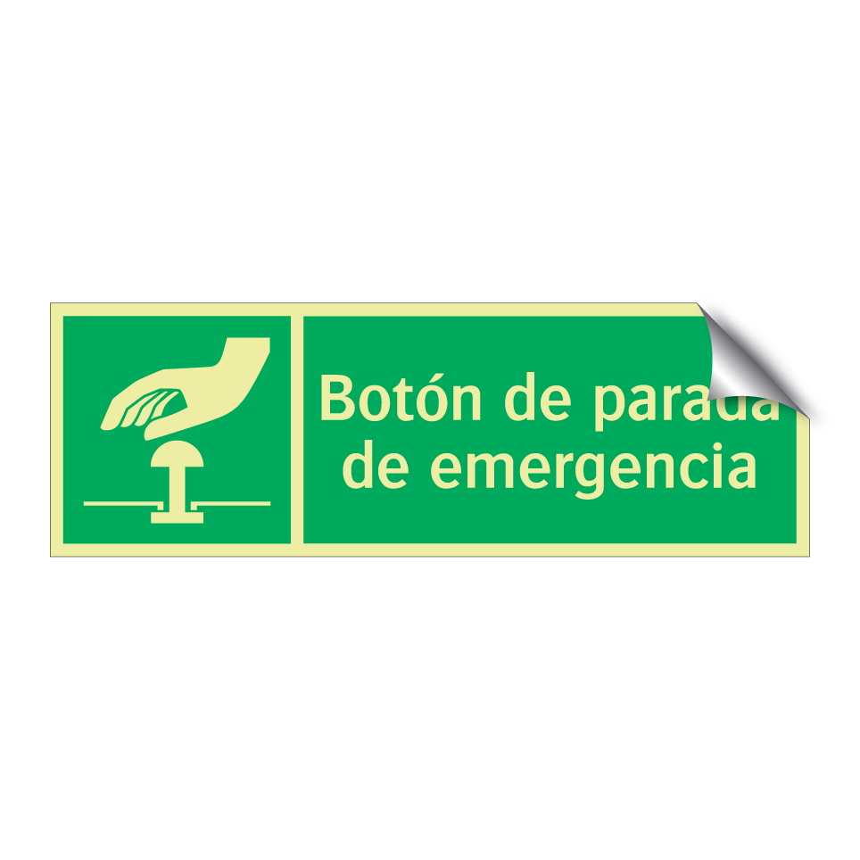 Botón de parada de emergencia