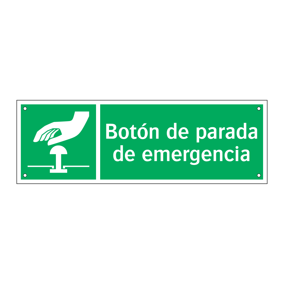 Botón de parada de emergencia