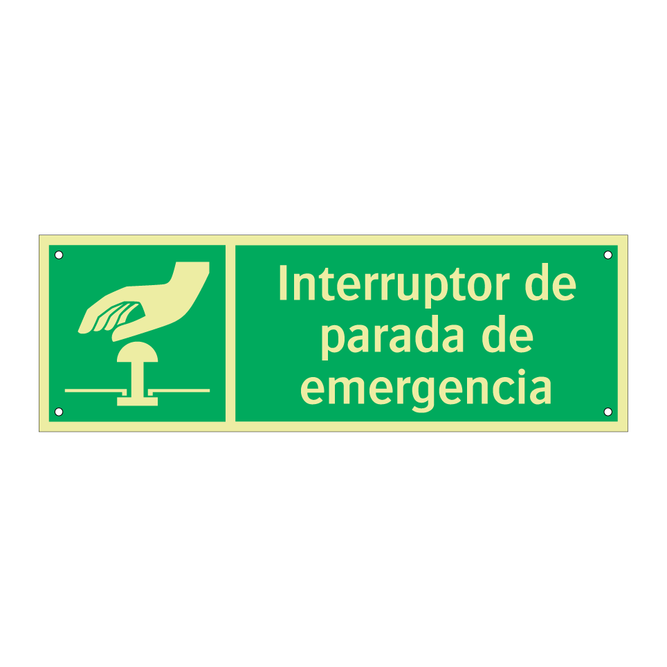 Interruptor de parada de emergencia