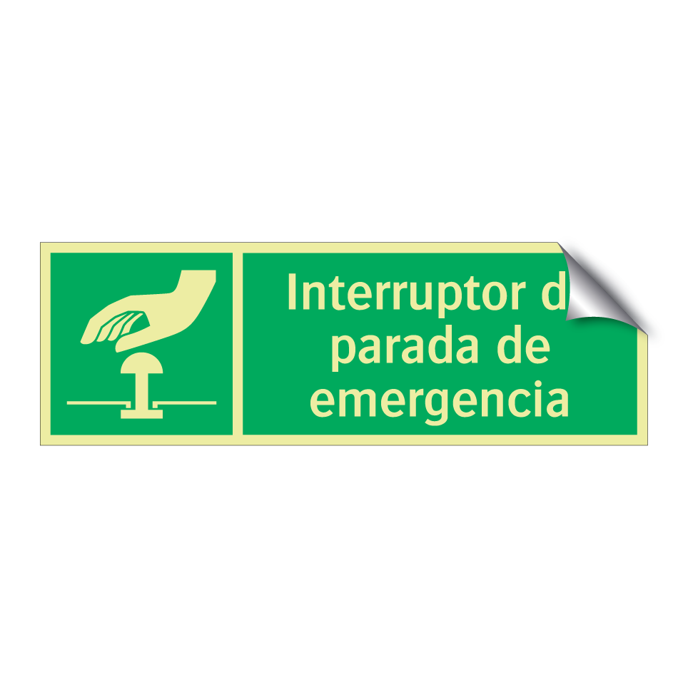 Interruptor de parada de emergencia