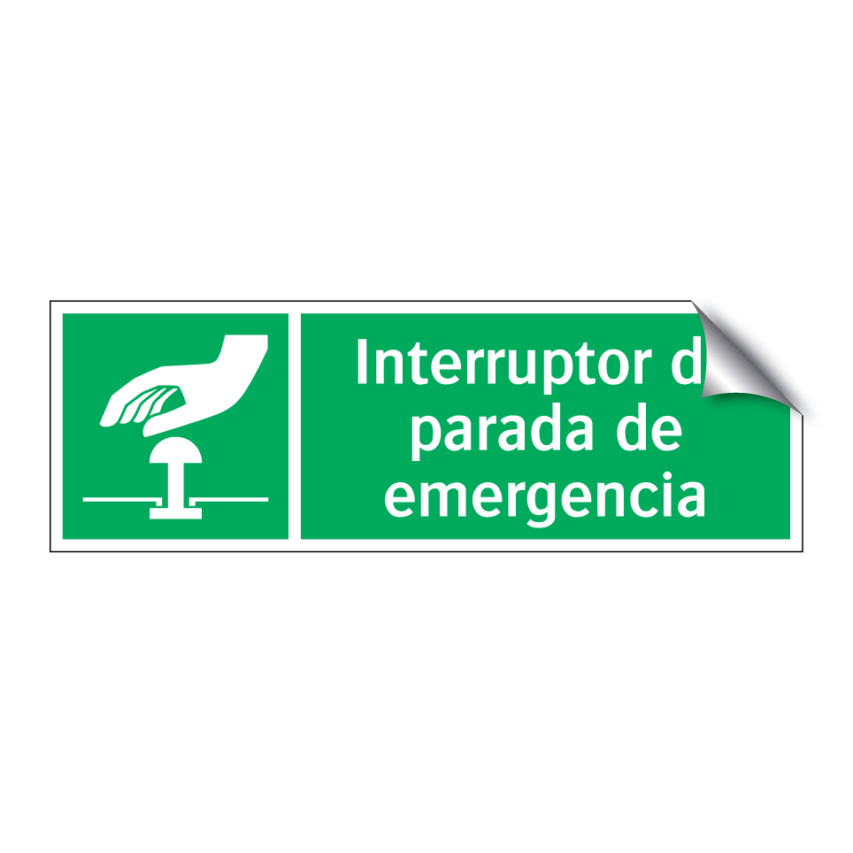Interruptor de parada de emergencia