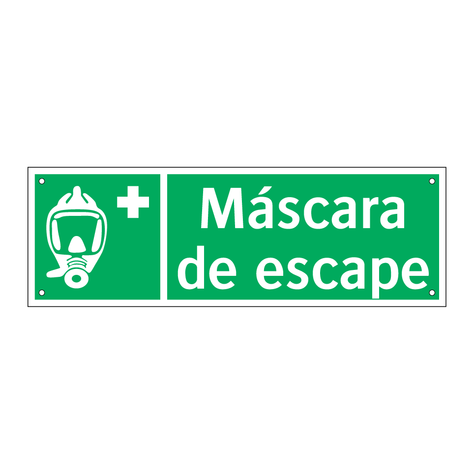 Máscara de escape