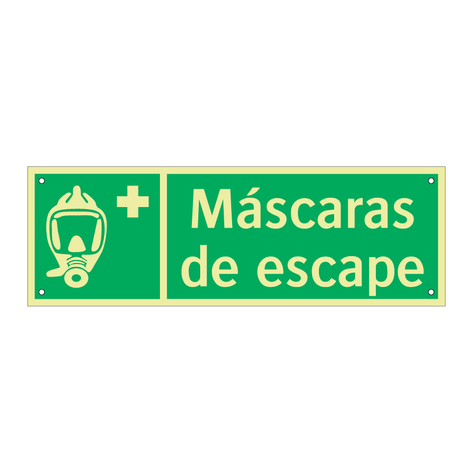 Máscaras de escape