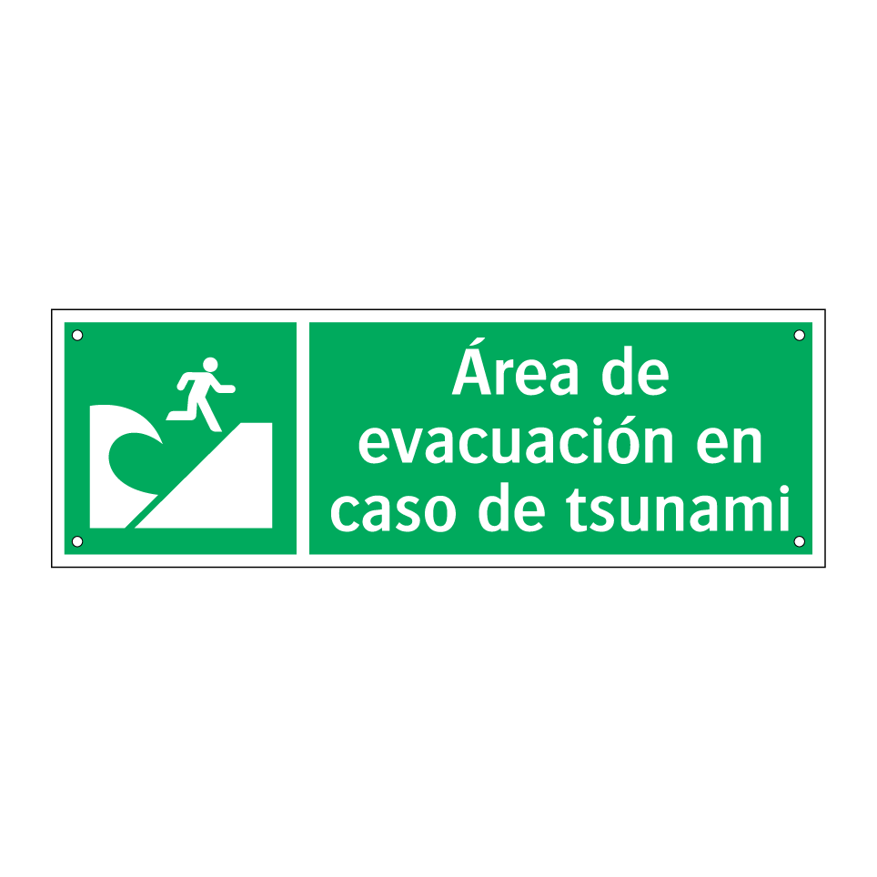 Área de evacuación en caso de tsunami