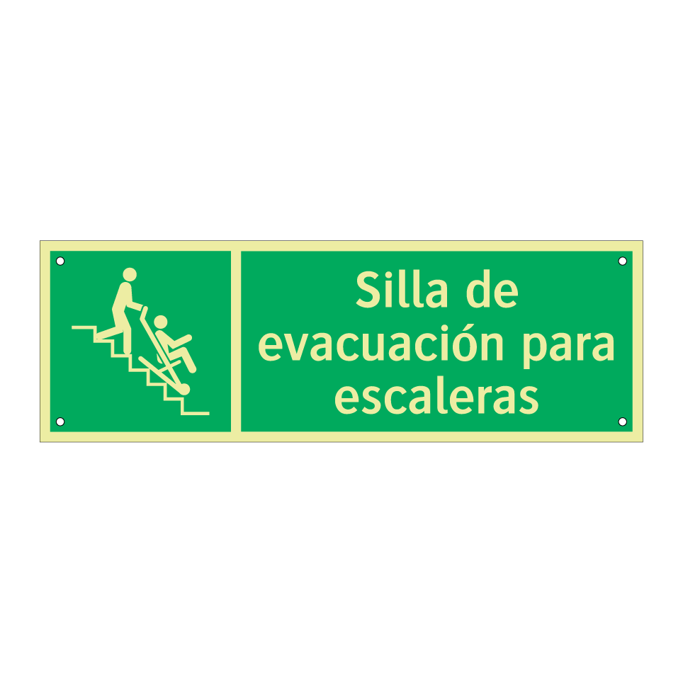 Silla de evacuación para escaleras