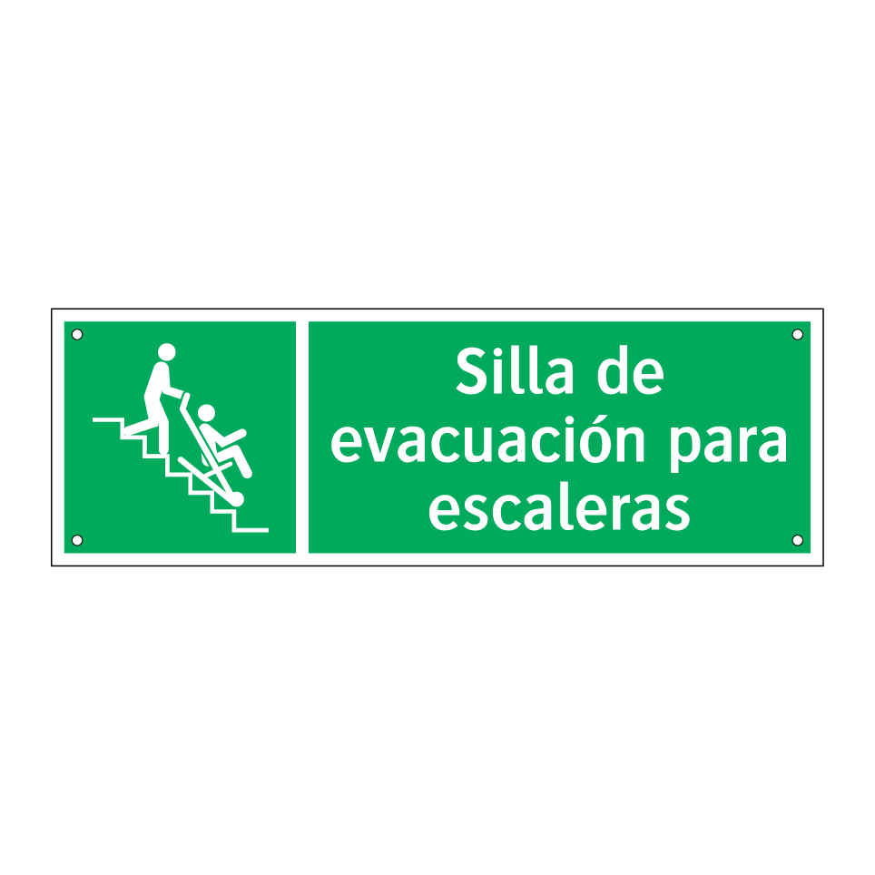 Silla de evacuación para escaleras