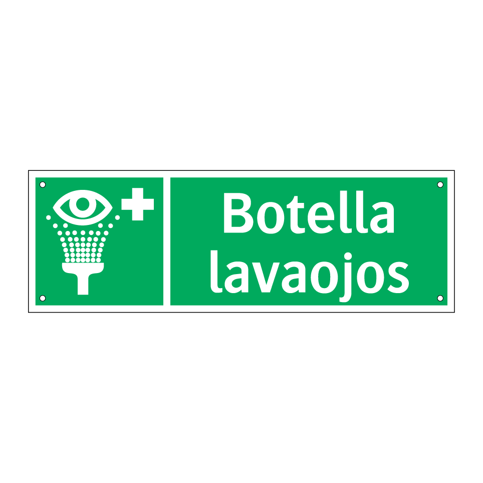 Botella lavaojos