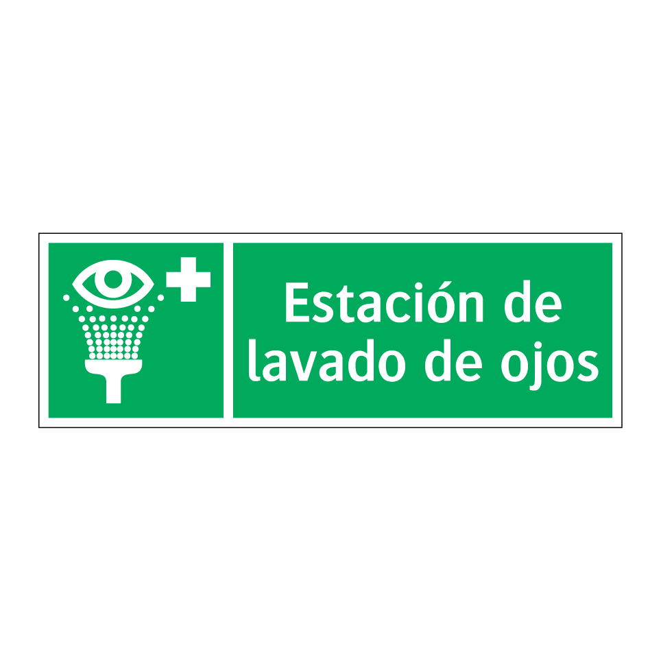 Estación de lavado de ojos