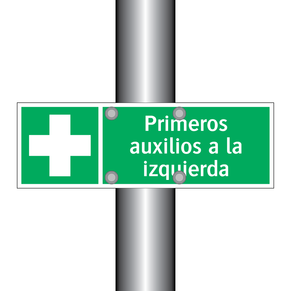 Primeros auxilios a la izquierda