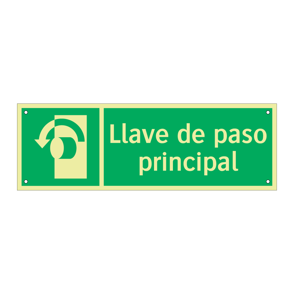 Llave de paso principal