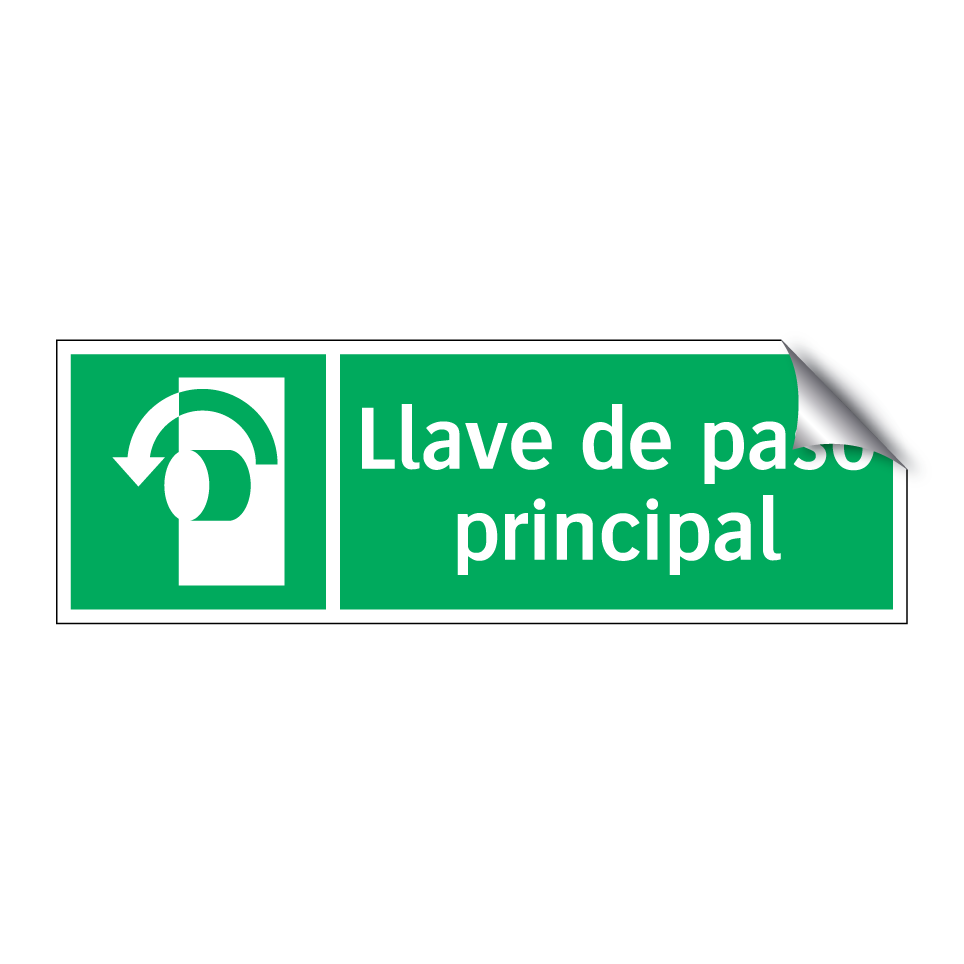 Llave de paso principal