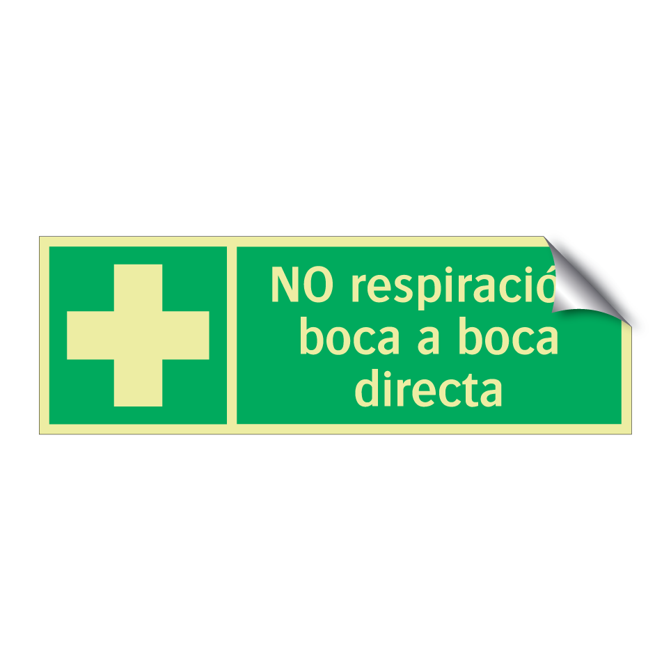 NO respiración boca a boca directa