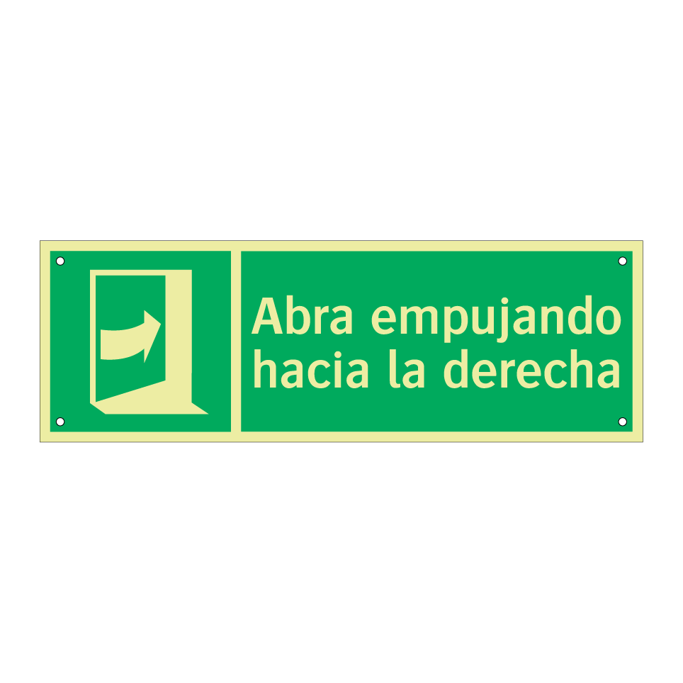 Abra empujando hacia la derecha