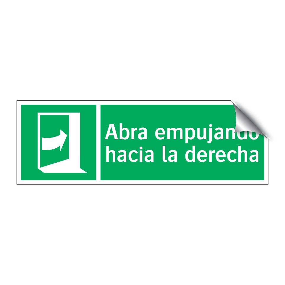 Abra empujando hacia la derecha