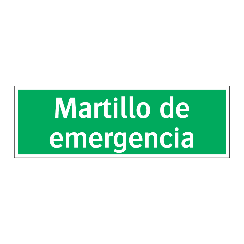 Martillo de emergencia