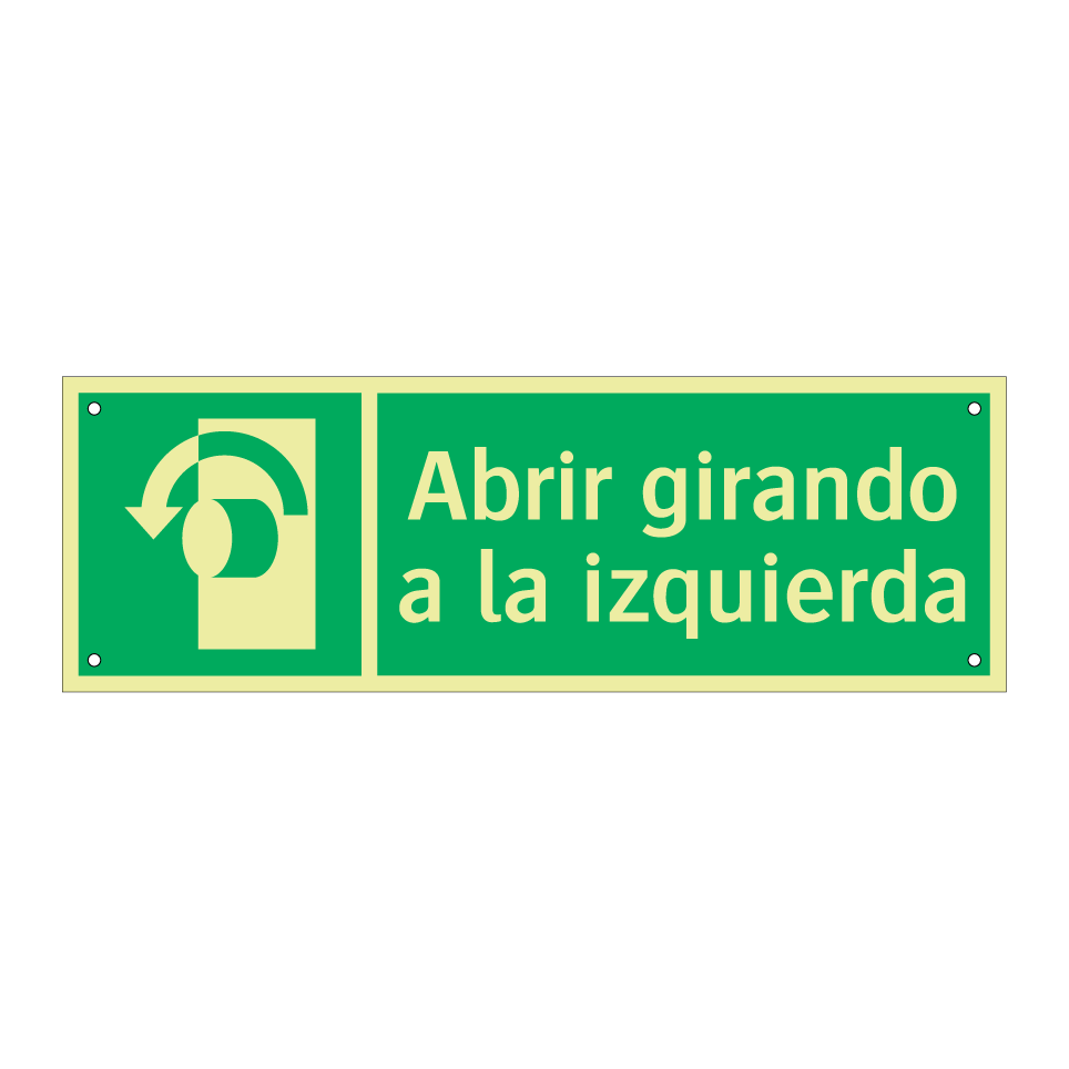 Abrir girando a la izquierda