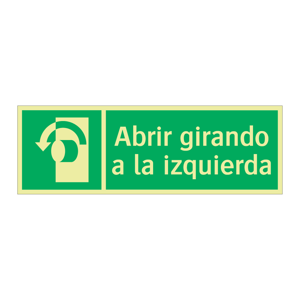 Abrir girando a la izquierda