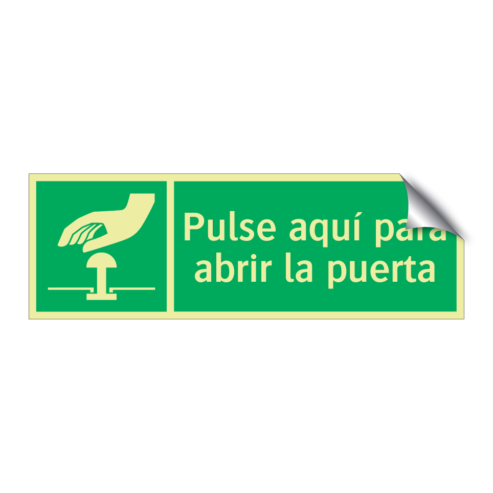 Pulse aquí para abrir la puerta