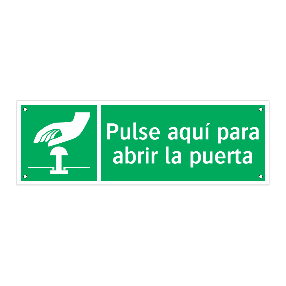 Pulse aquí para abrir la puerta