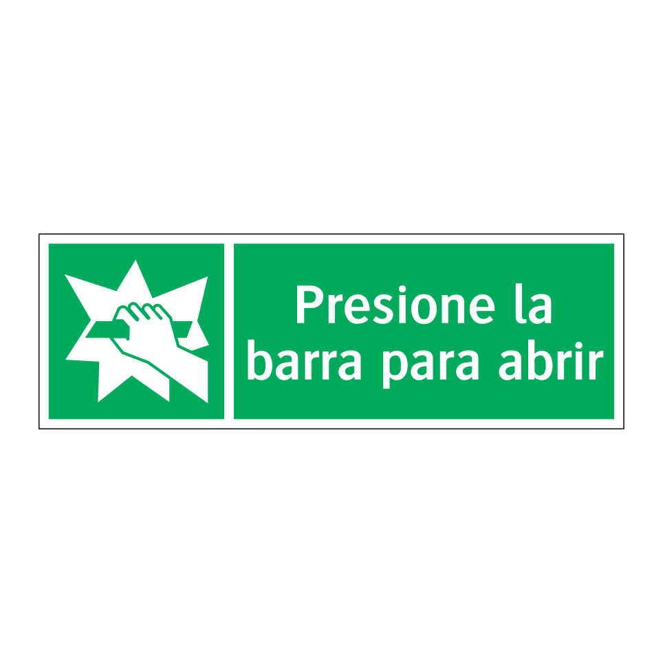 Presione la barra para abrir