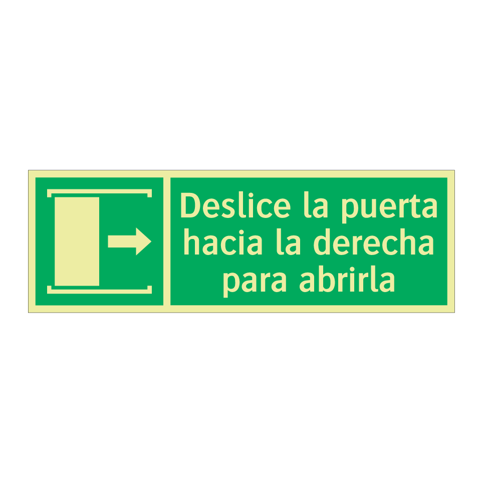 Deslice la puerta hacia la derecha para abrirla