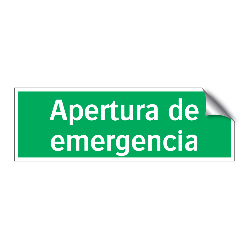 Apertura de emergencia