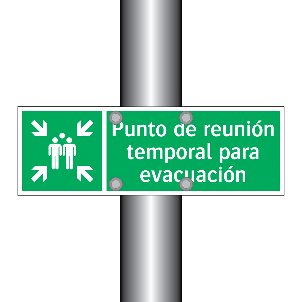 Punto de reunión temporal para evacuación