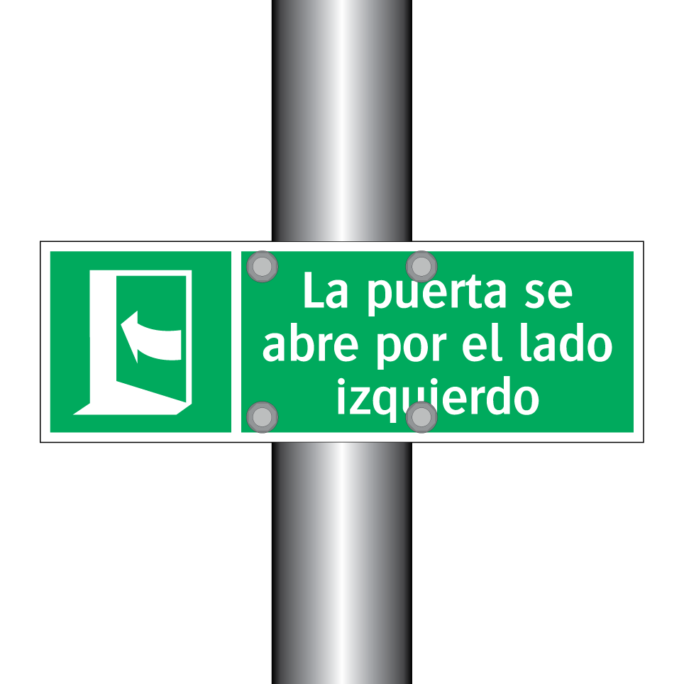 La puerta se abre por el lado izquierdo