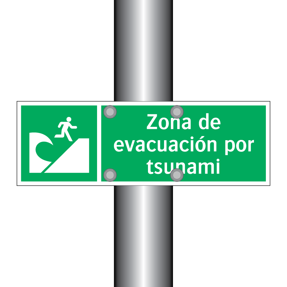 Zona de evacuación por tsunami