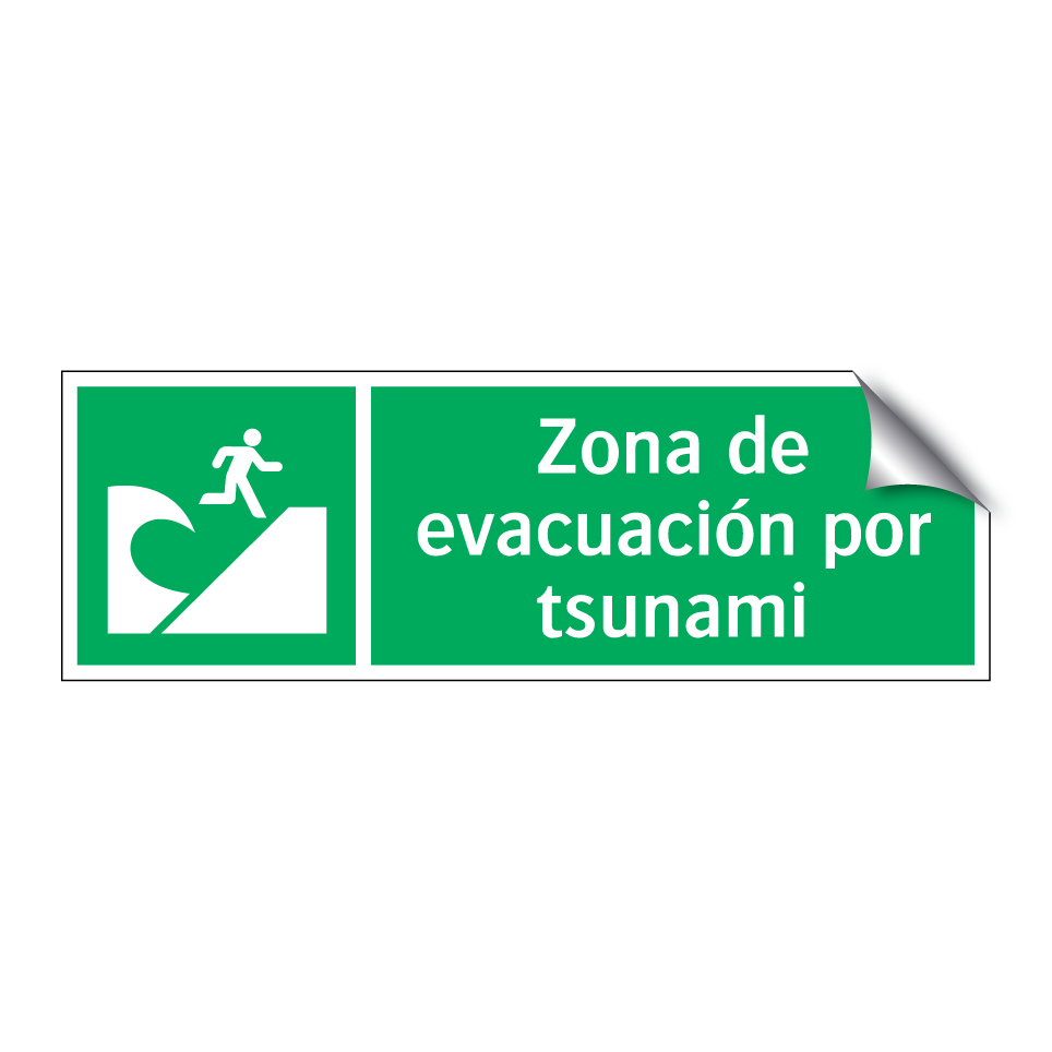 Zona de evacuación por tsunami