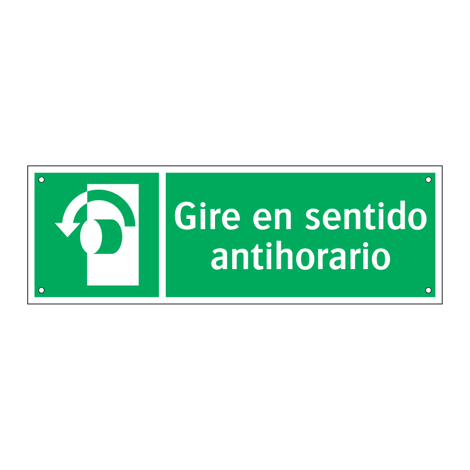 Gire en sentido antihorario