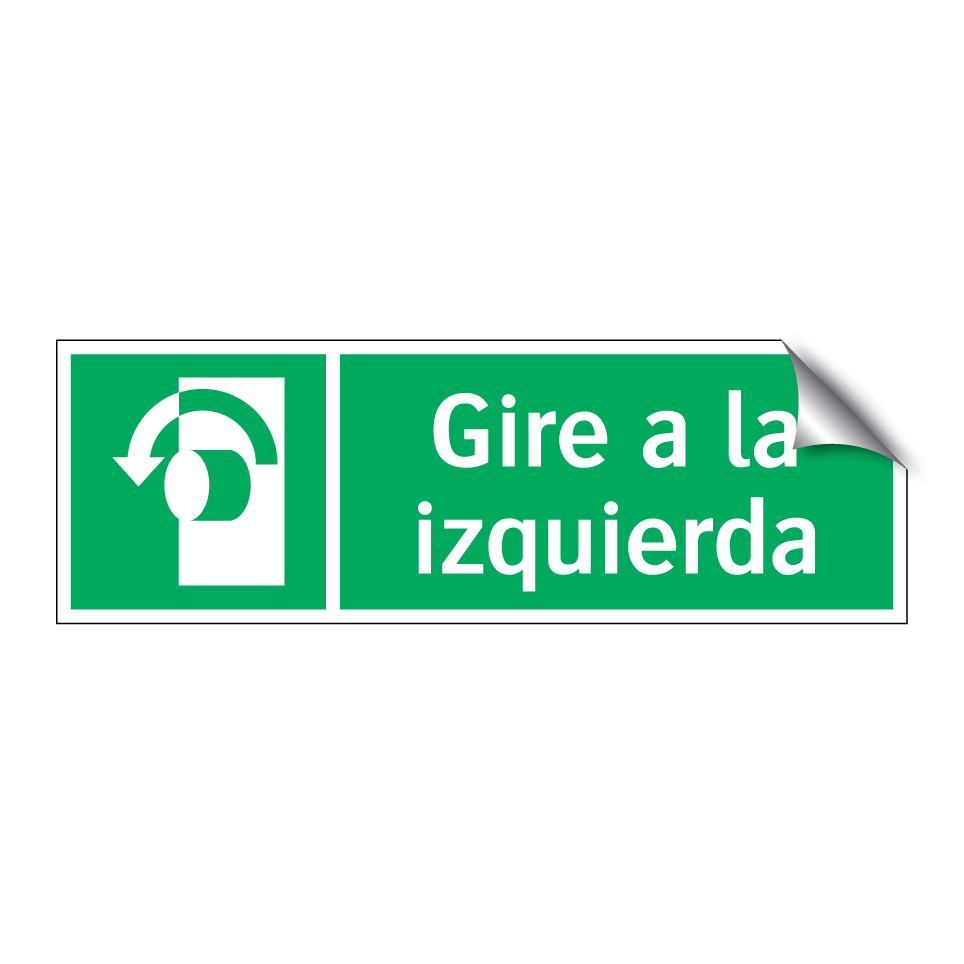 Gire a la izquierda