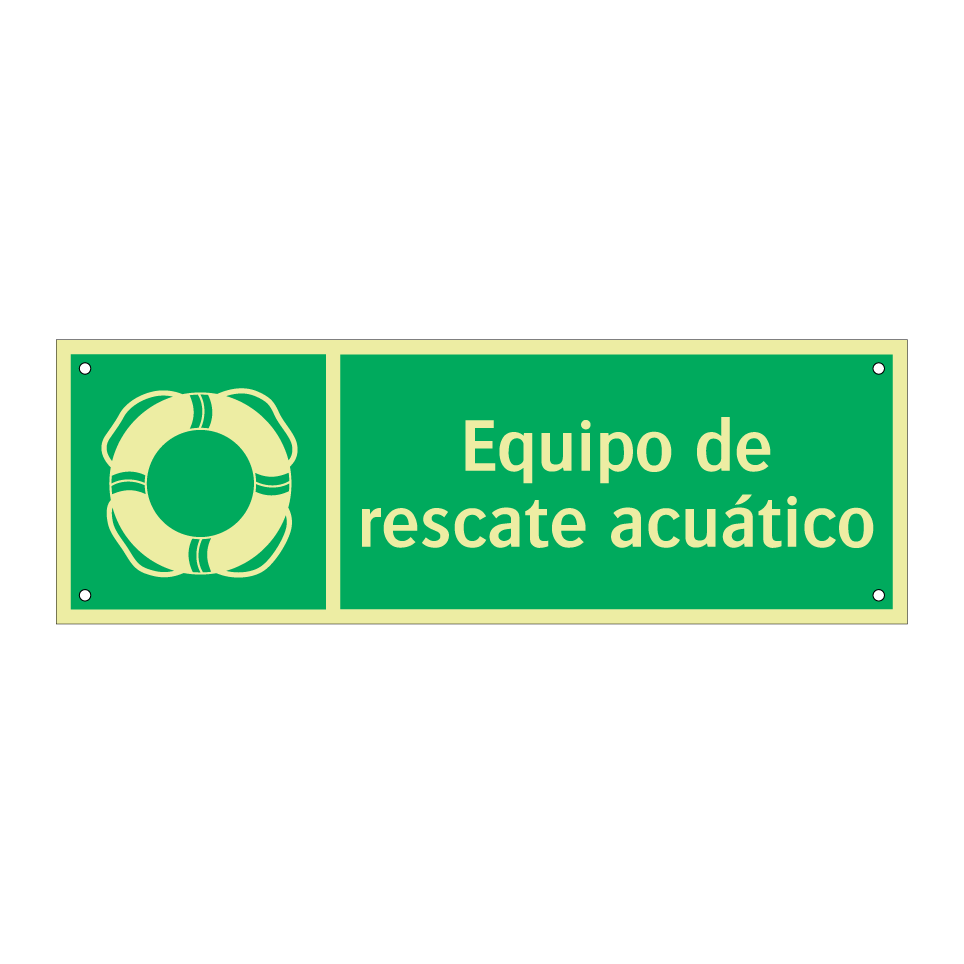 Equipo de rescate acuático