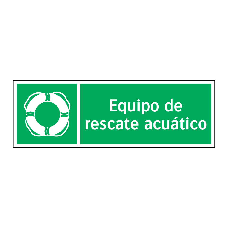 Equipo de rescate acuático