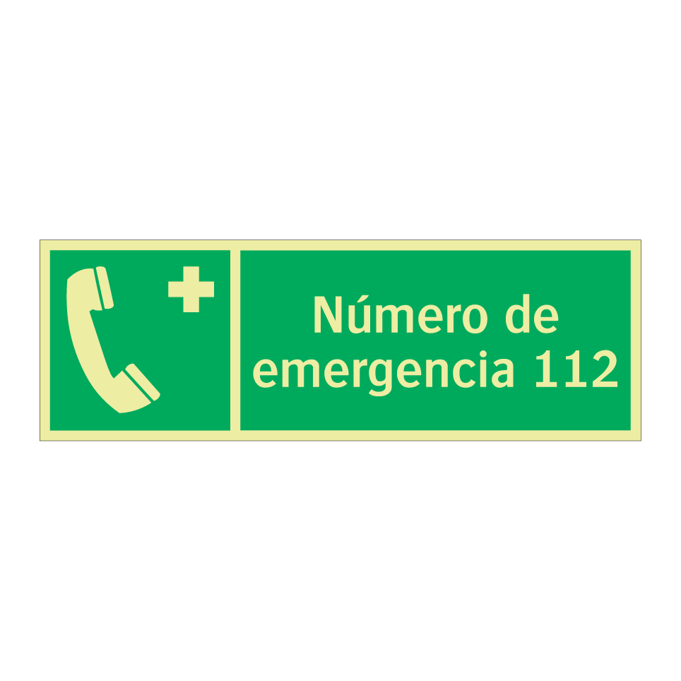 Número de emergencia 112