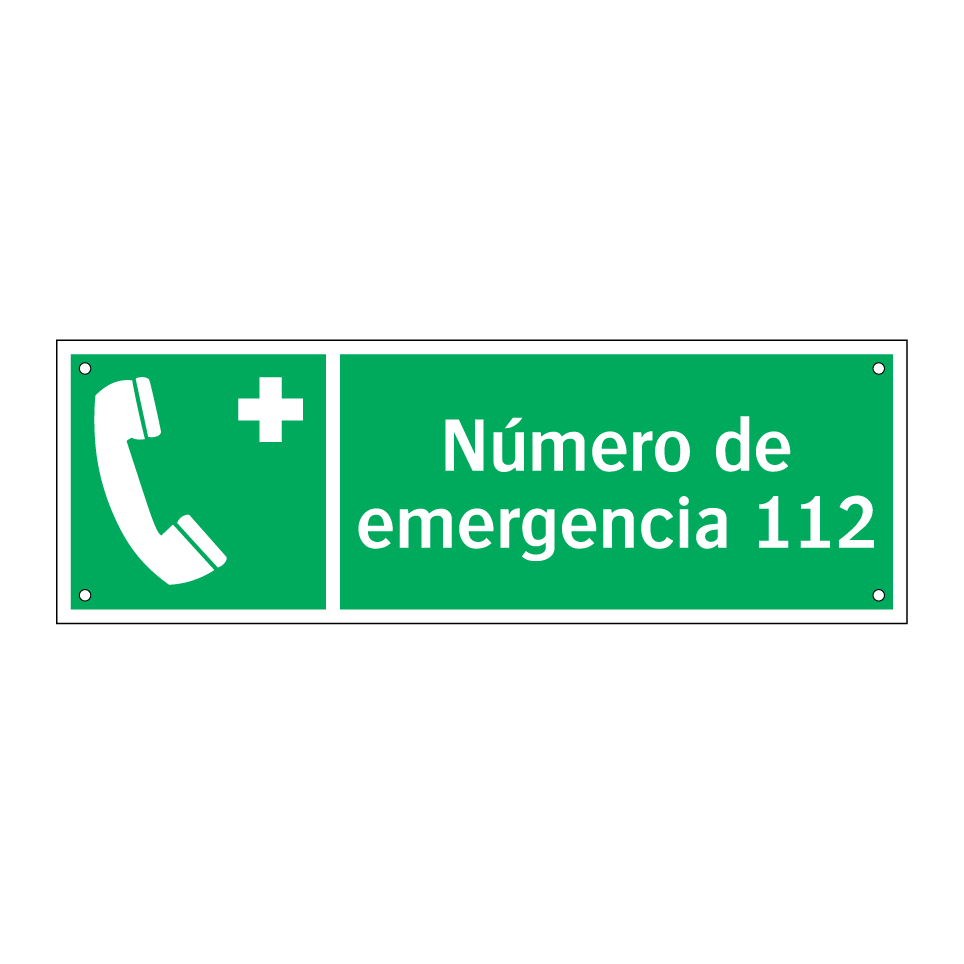 Número de emergencia 112