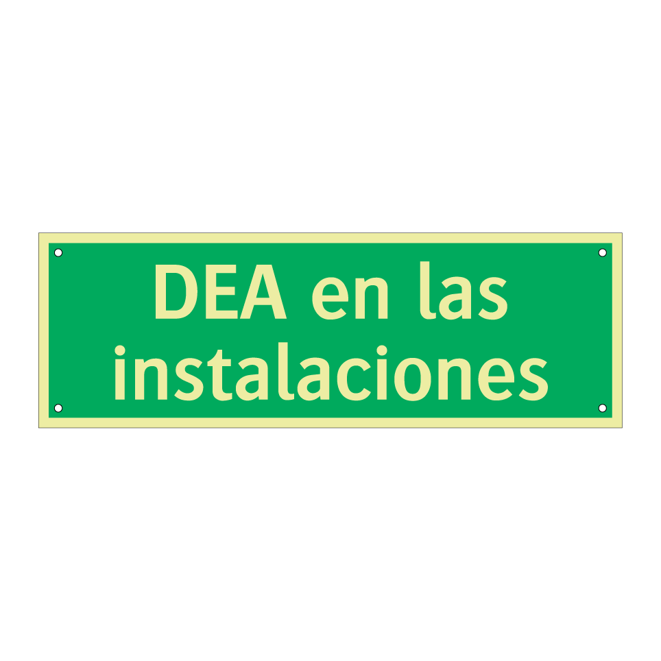 DEA en las instalaciones