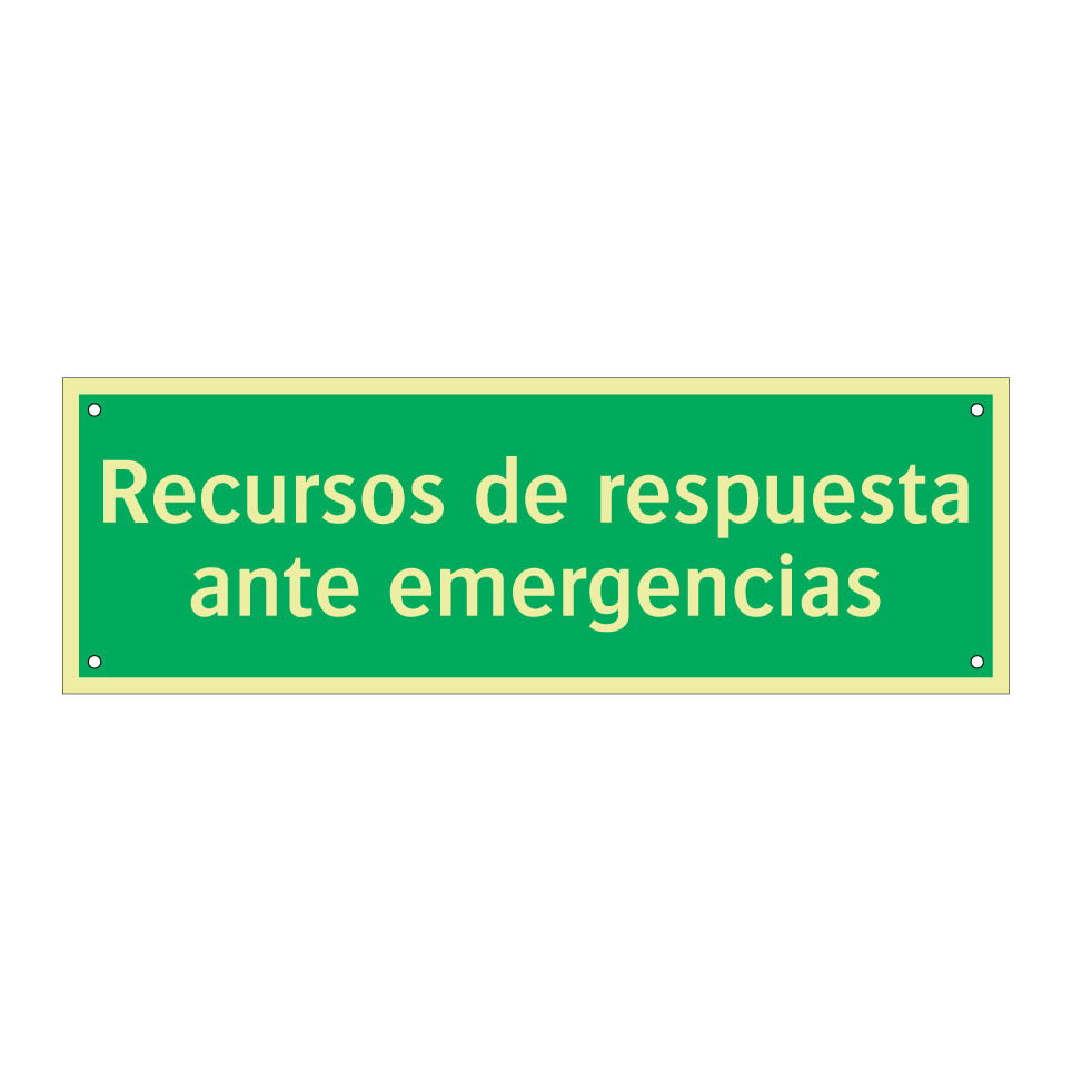 Recursos de respuesta ante emergencias
