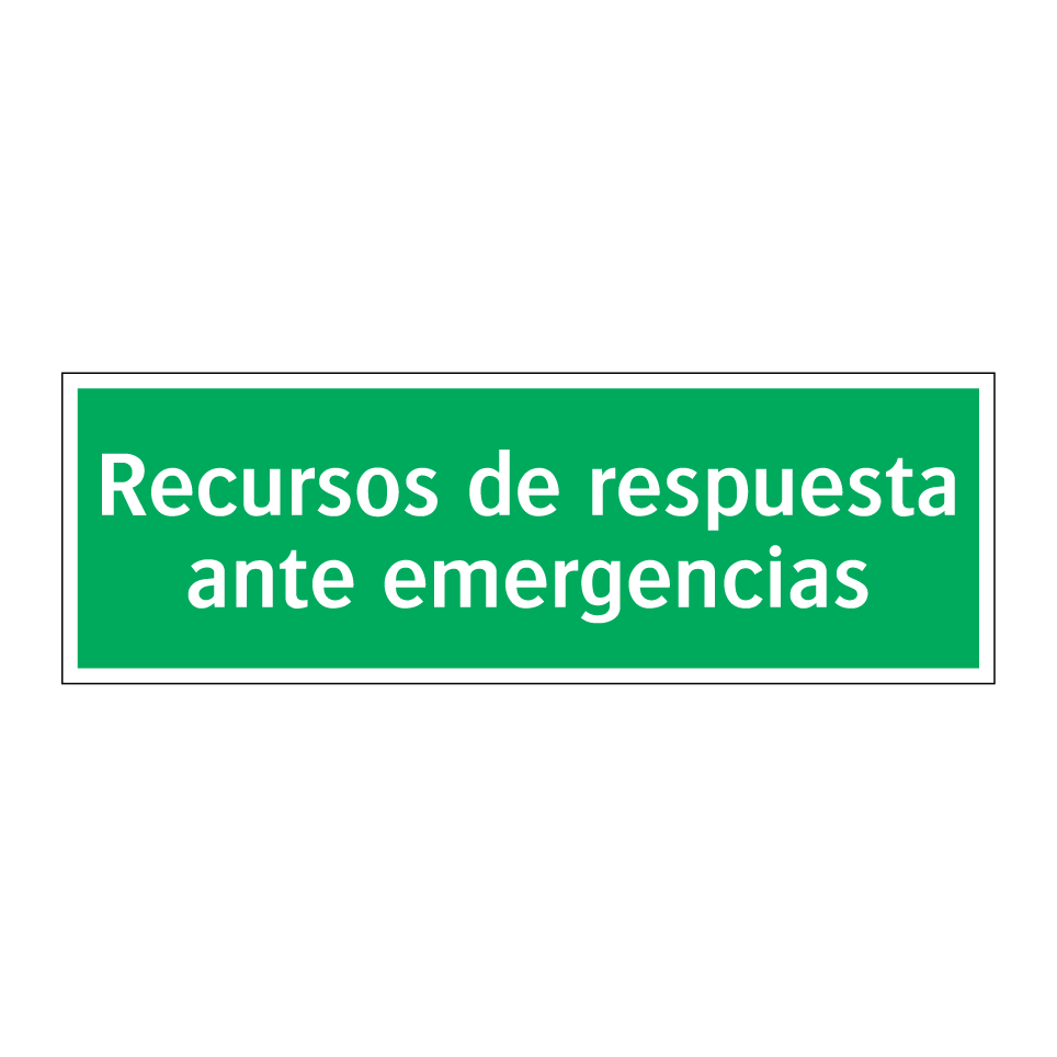 Recursos de respuesta ante emergencias