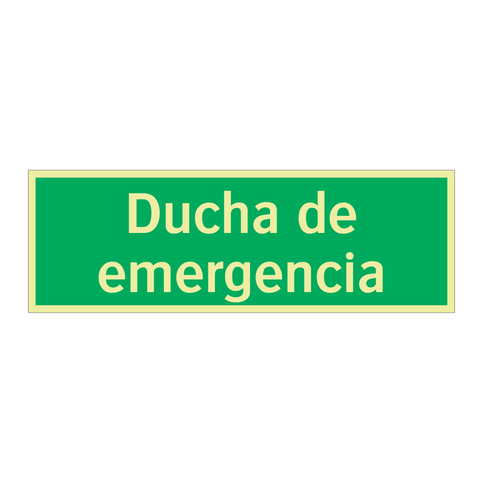Ducha de emergencia