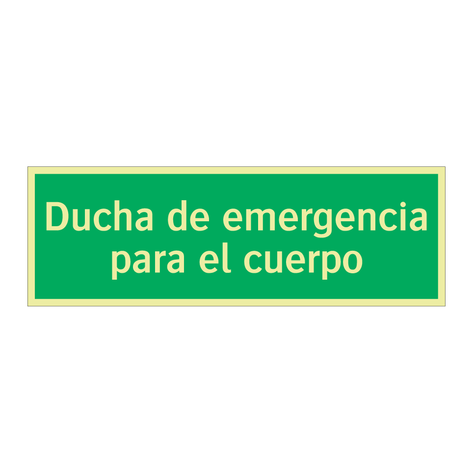 Ducha de emergencia para el cuerpo