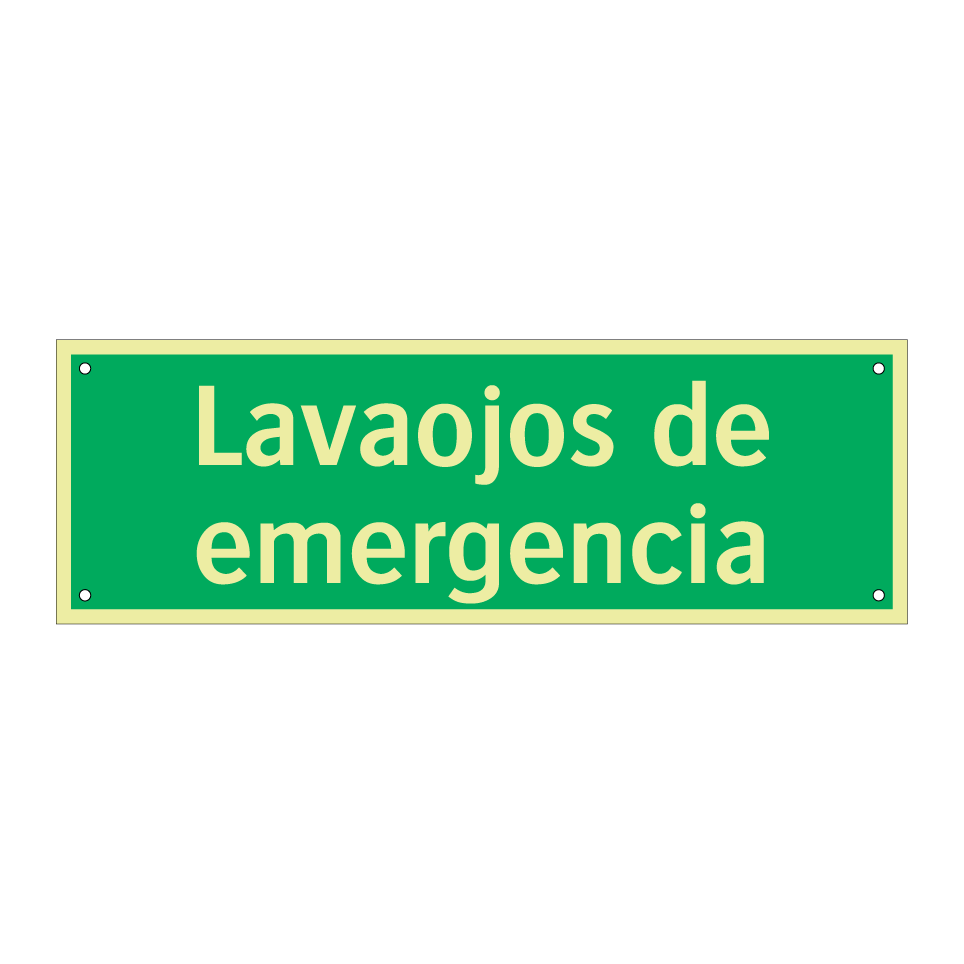 Lavaojos de emergencia